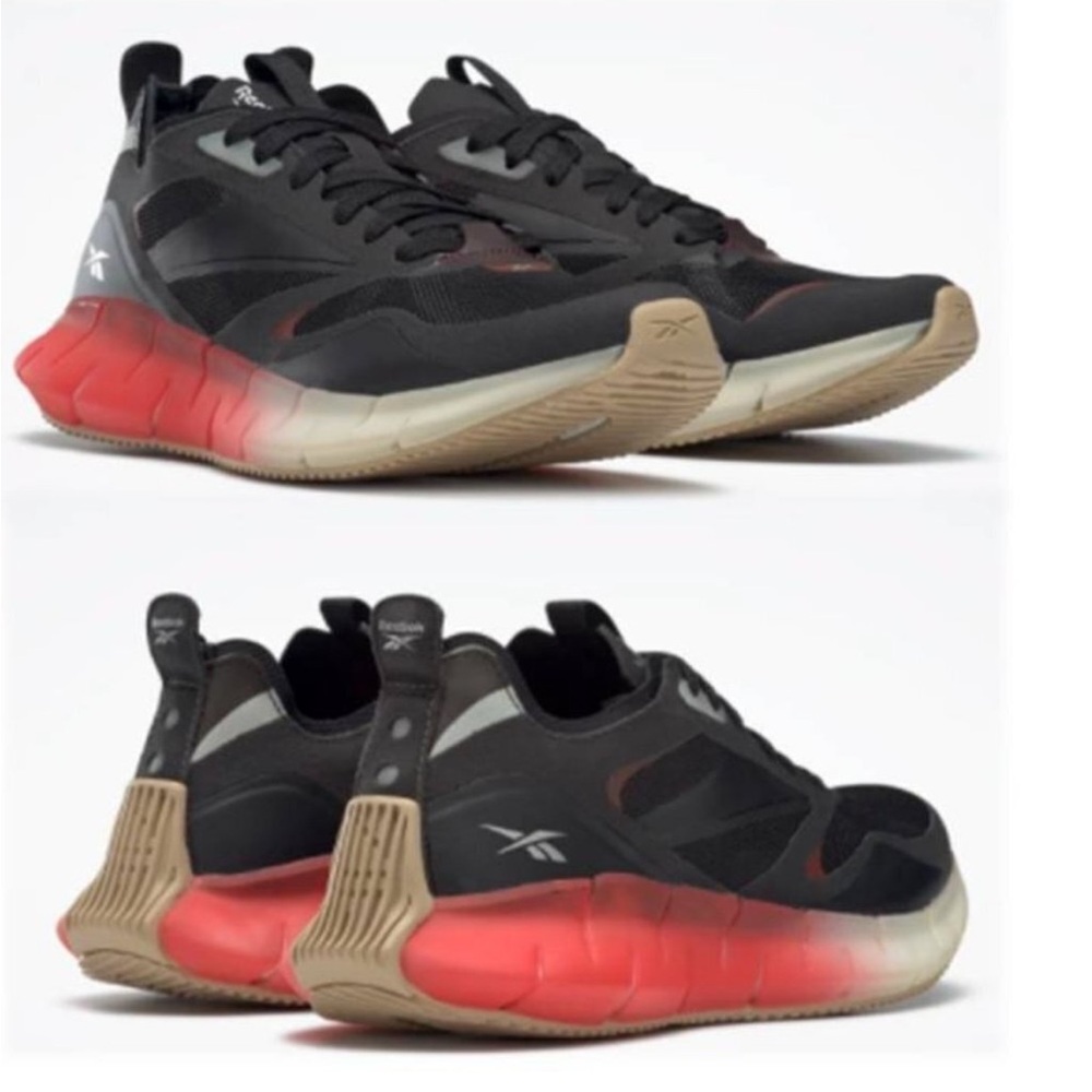 Reebok Black and Red Athletic Shoes